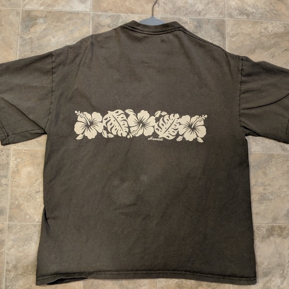 Hawaii Men’s XL Green Short Sleeve Shirt - Picture 4 of 6